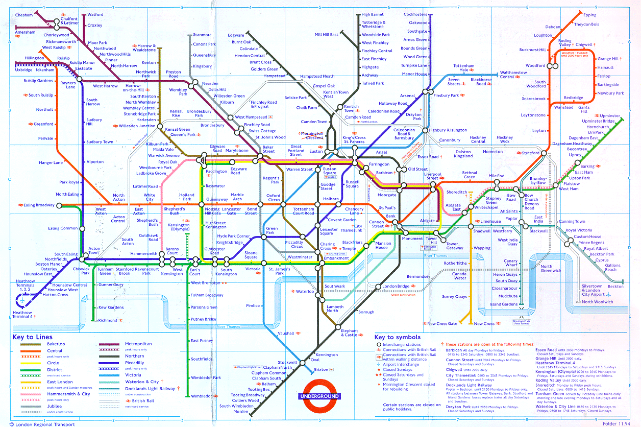 The London Tube Map Archive Mirror